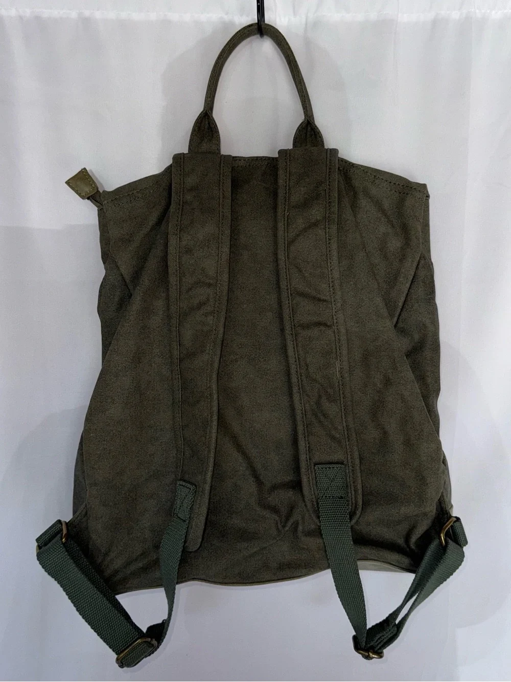 The Original Spirit Canvas Roll-Top Backpack in Olive